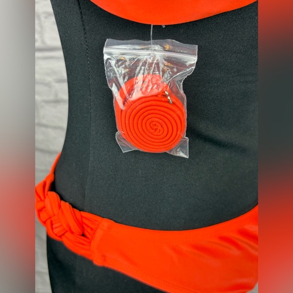 Xhilaration Orange Two-Piece Swimsuit (XL Top, L Bottom) - Picture 9 of 14